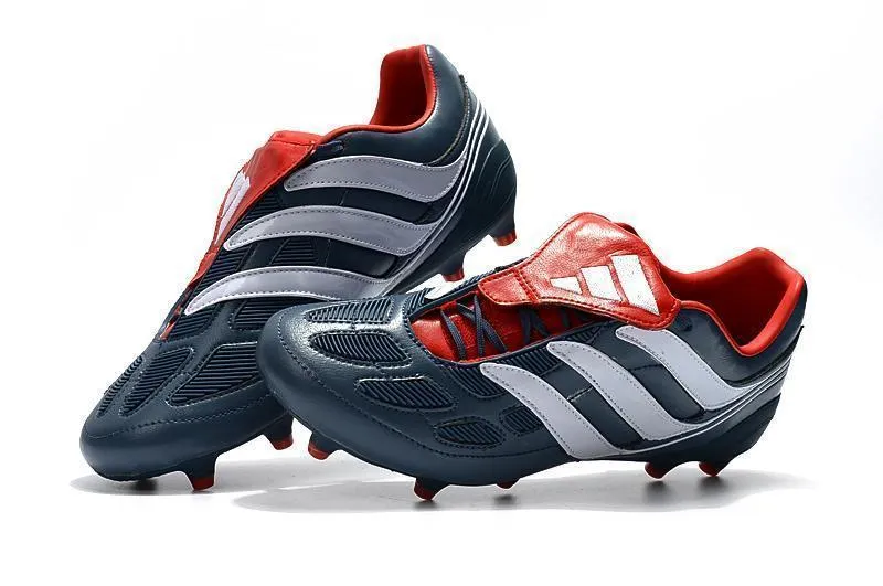 New Adidas Predator FG Soccer Cleats Shoes Blue Red White