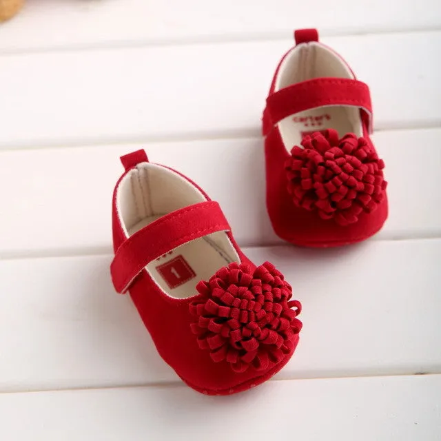 New Festival flower 0-1 years newly born infant baby girls first walkers kid bebe sapato jane shoes Hot