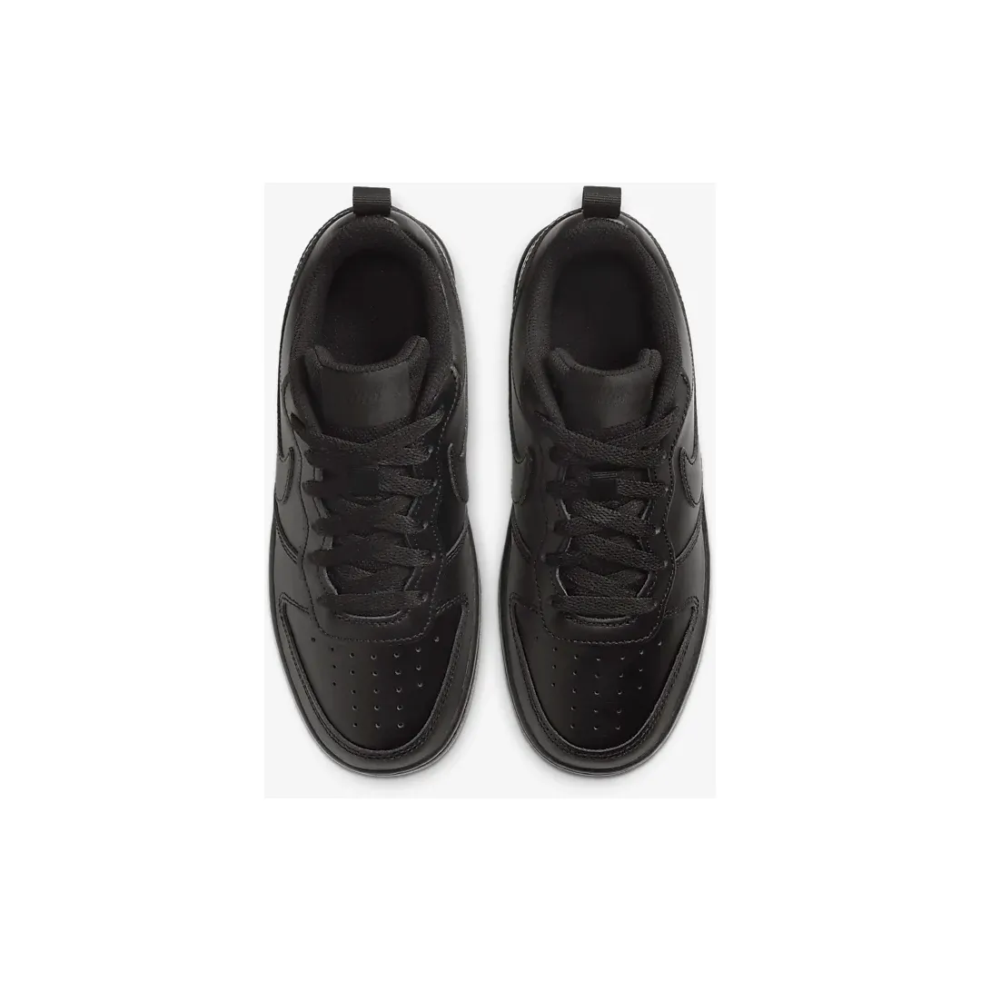 Nike Kid's Court Borough Low 2 Shoes - All Black