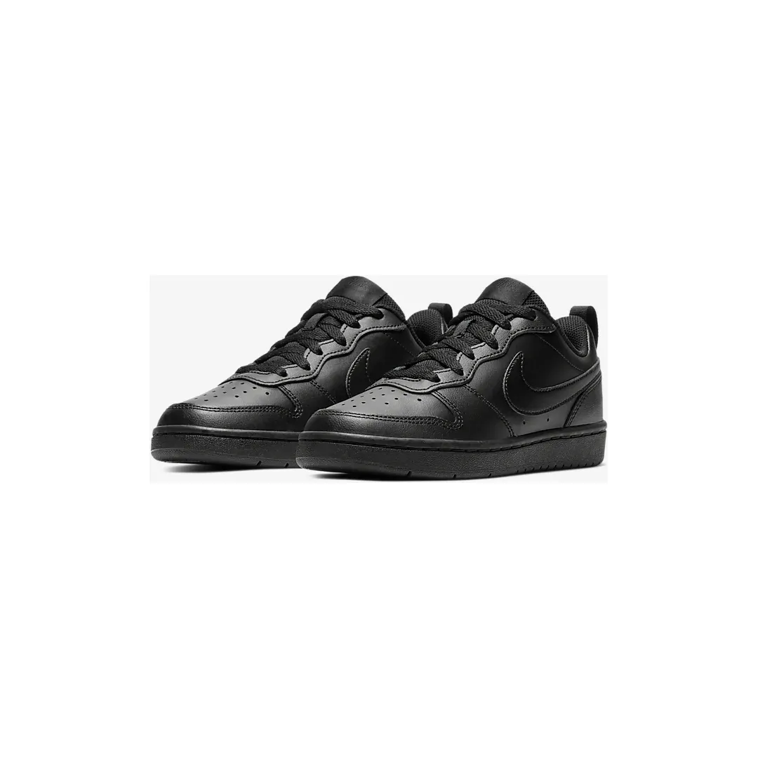 Nike Kid's Court Borough Low 2 Shoes - All Black