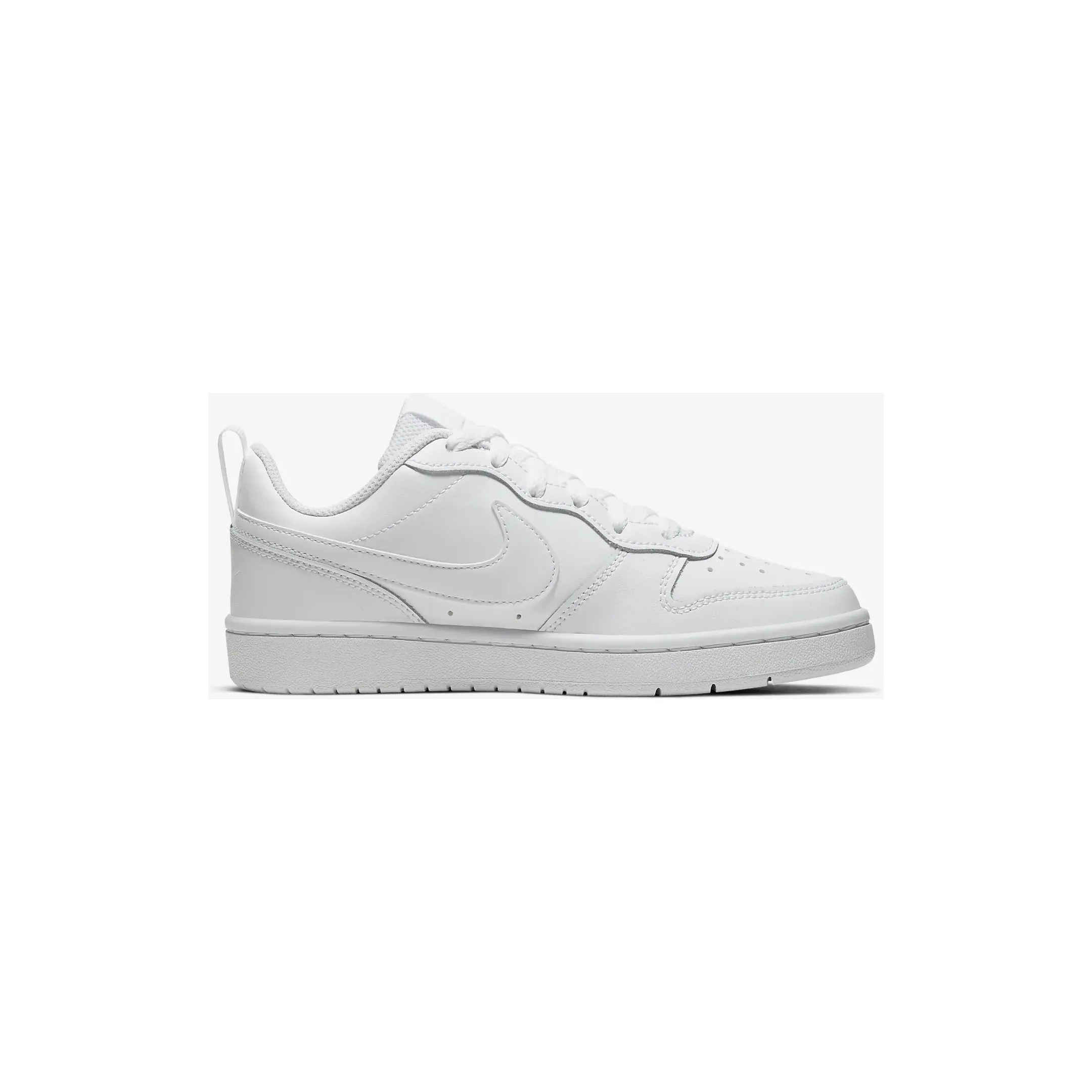 Nike Kid's Court Borough Low 2 Shoes - All White