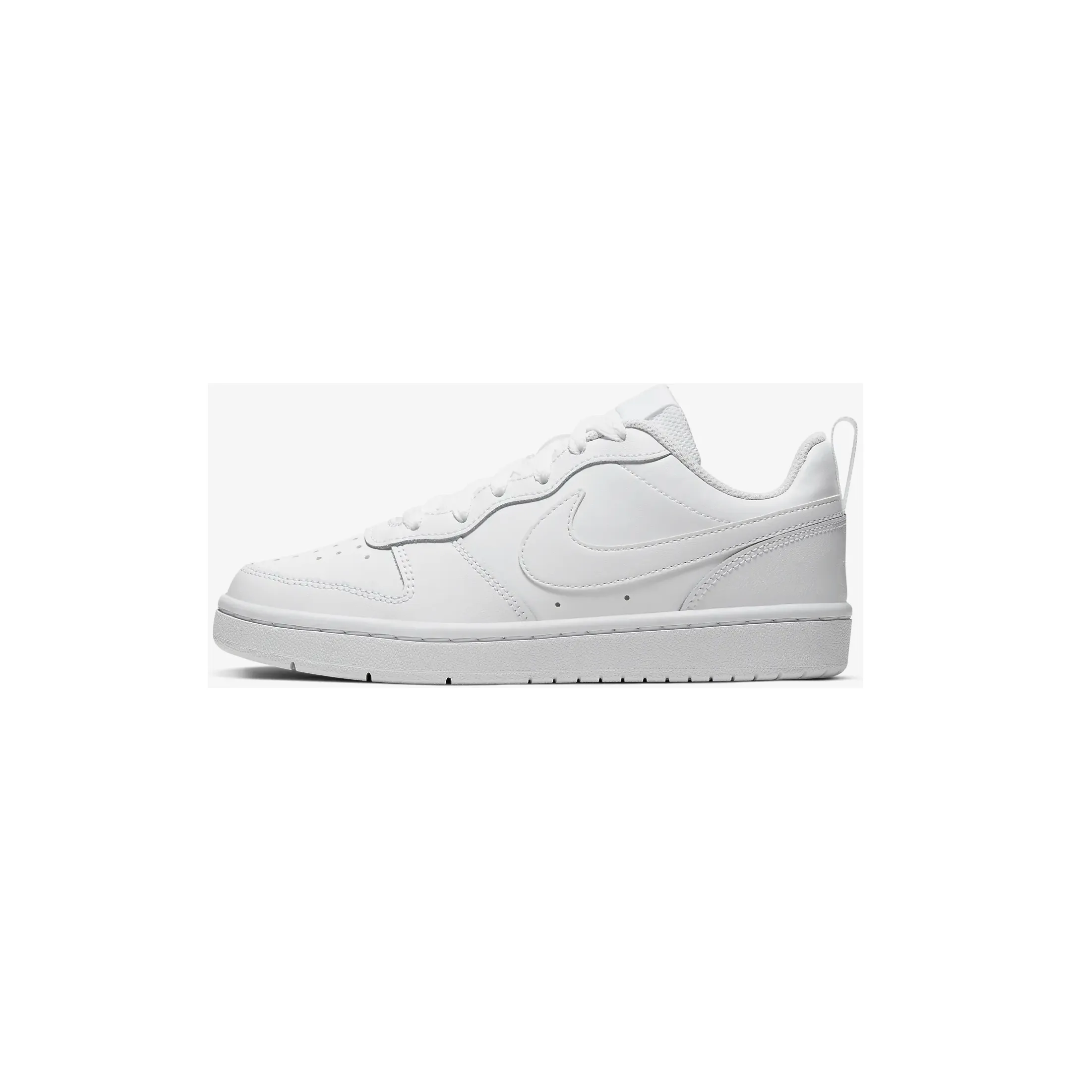 Nike Kid's Court Borough Low 2 Shoes - All White