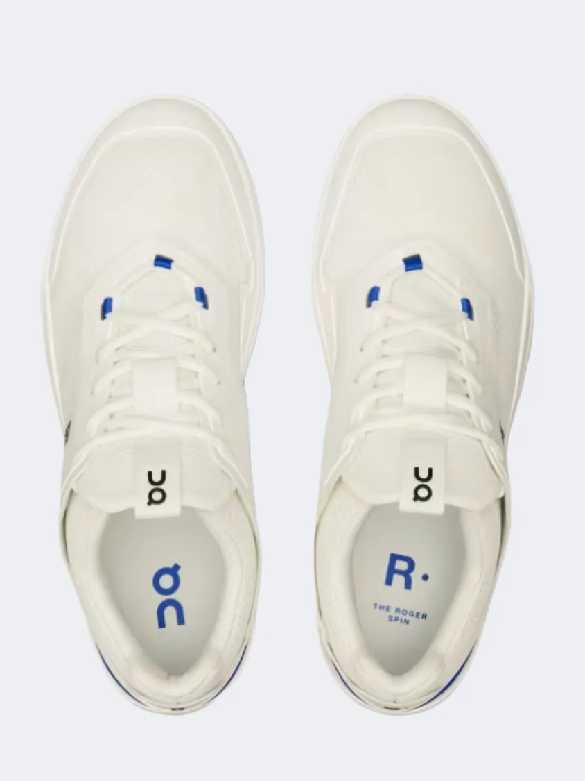 On The Roger Spin Men Lifestyle Shoes Undyed White/Indigo