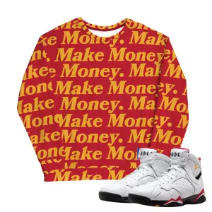 Retro 7 Cardinal Make Money Sweatshirt