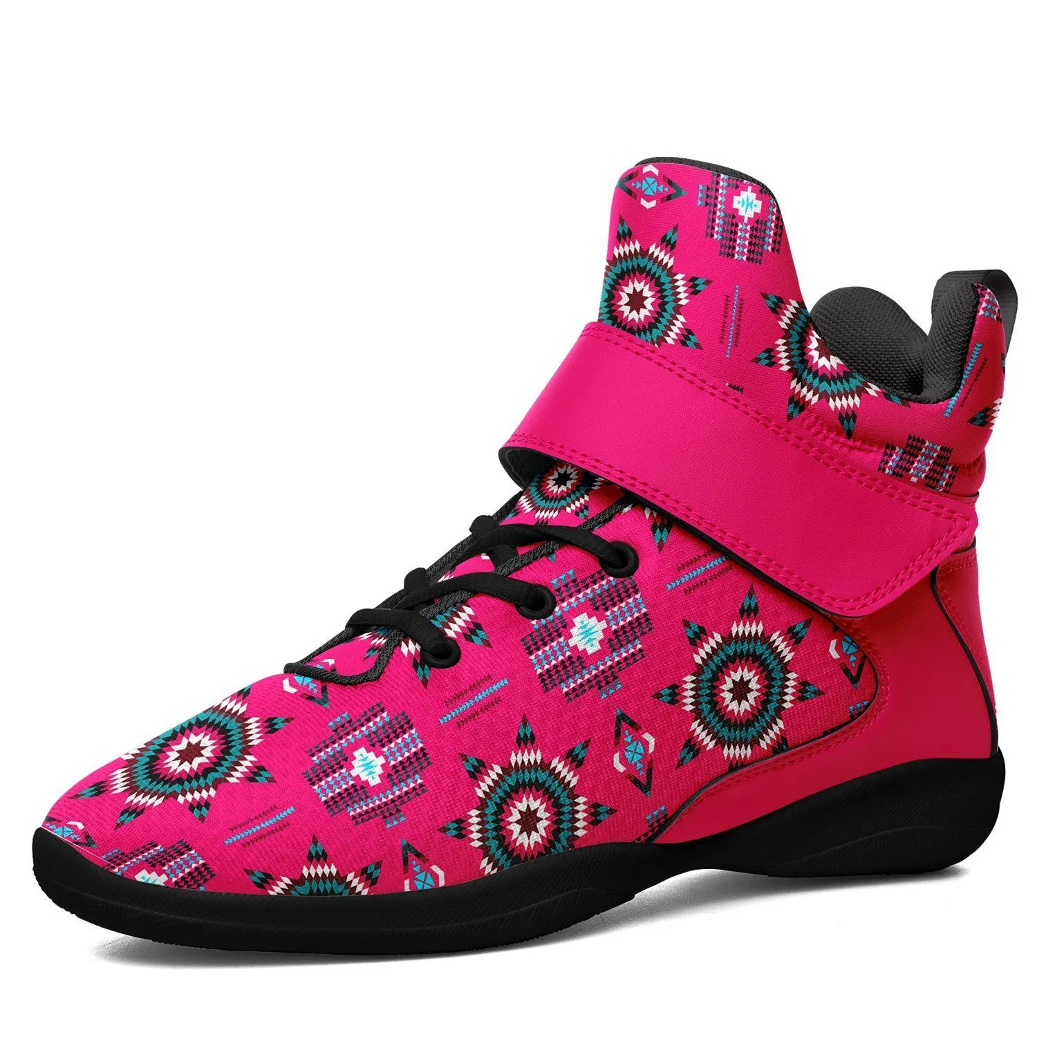 Rising Star Strawberry Moon Ipottaa Basketball / Sport High Top Shoes - Black Sole