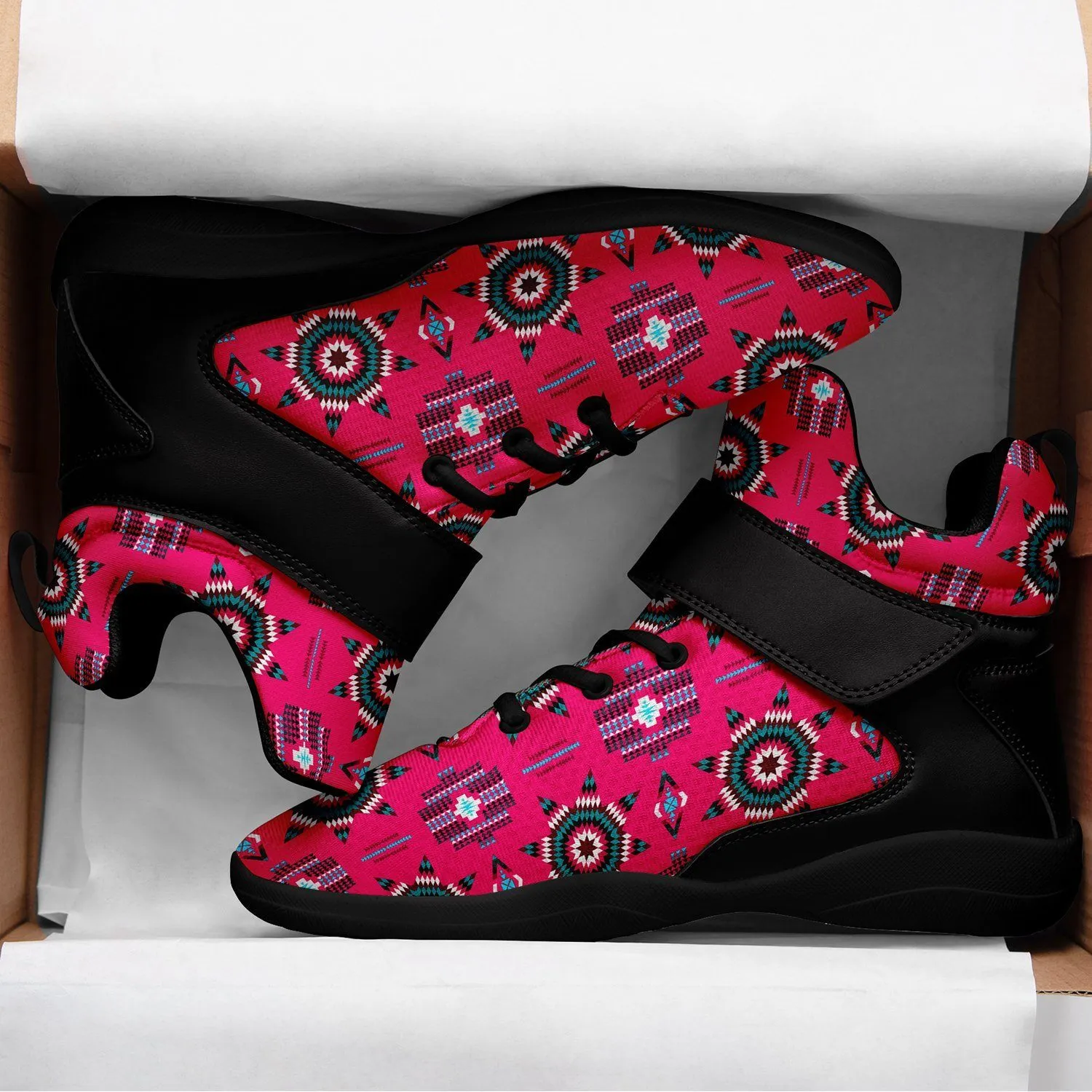 Rising Star Strawberry Moon Ipottaa Basketball / Sport High Top Shoes - Black Sole