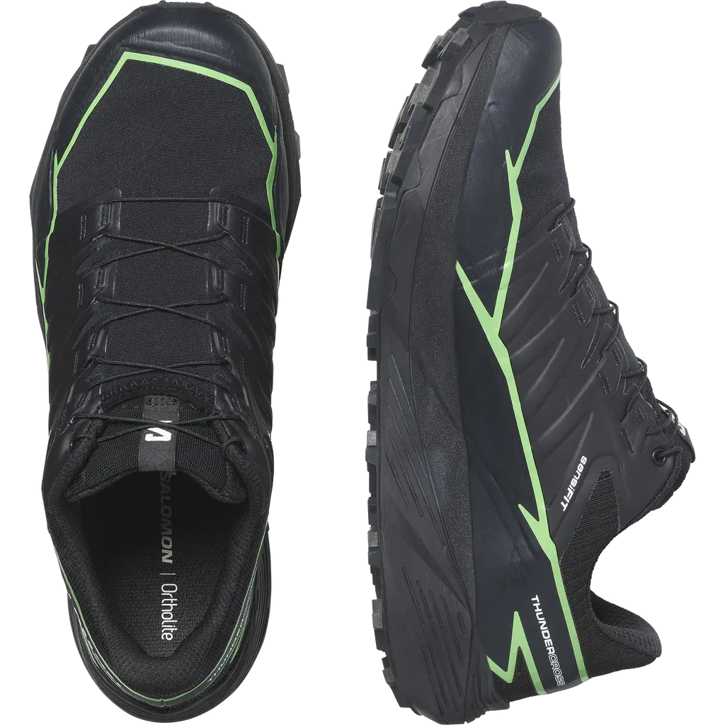 Salomon Thundercross GTX (Black/Green Gecko/Black) Mens