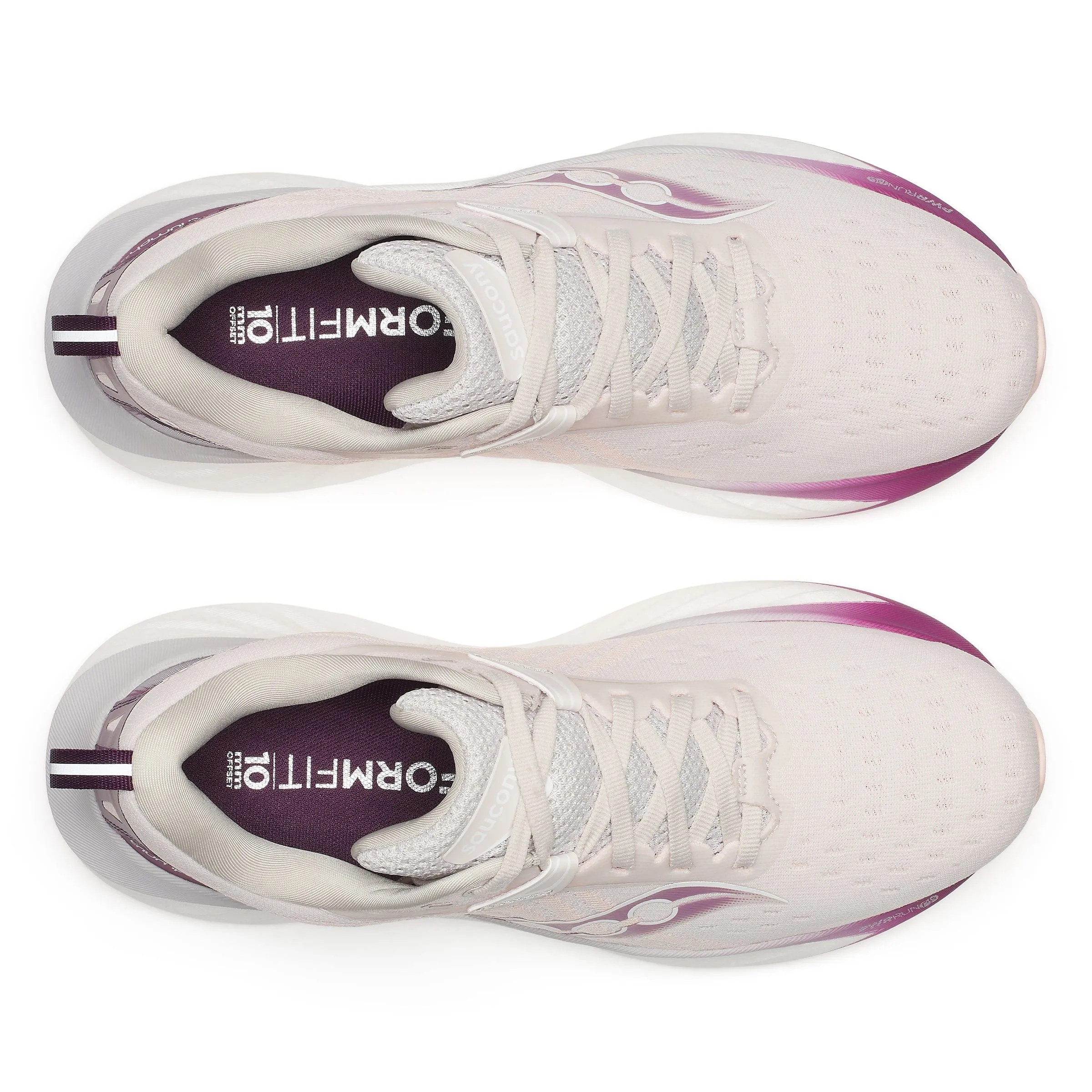 Saucony Triumph 22 Women's Running Shoes Moon/Eggplant AW24