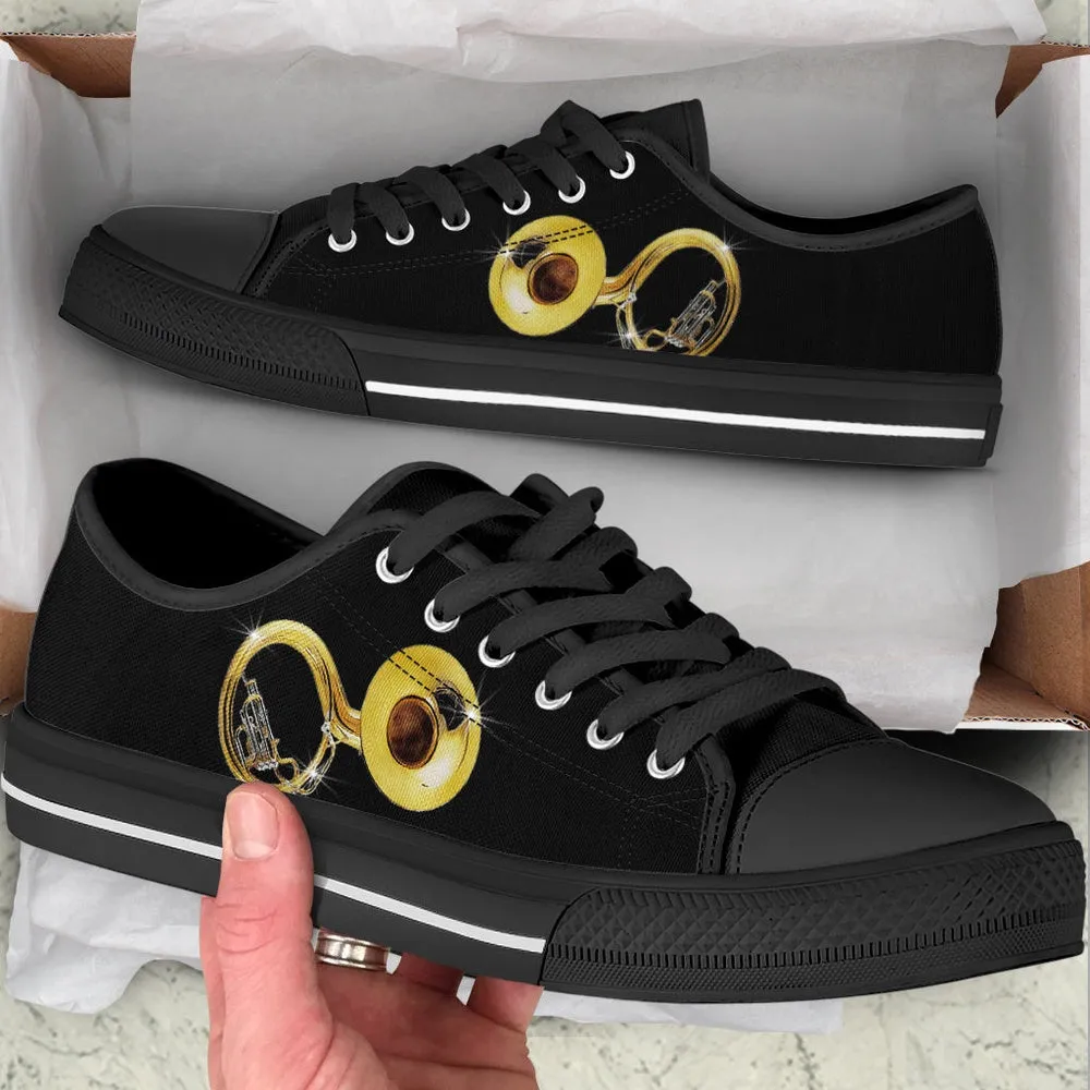 Sousaphone Low Top Music Shoes, Canvas Shoes Design, Low Top Sneaker