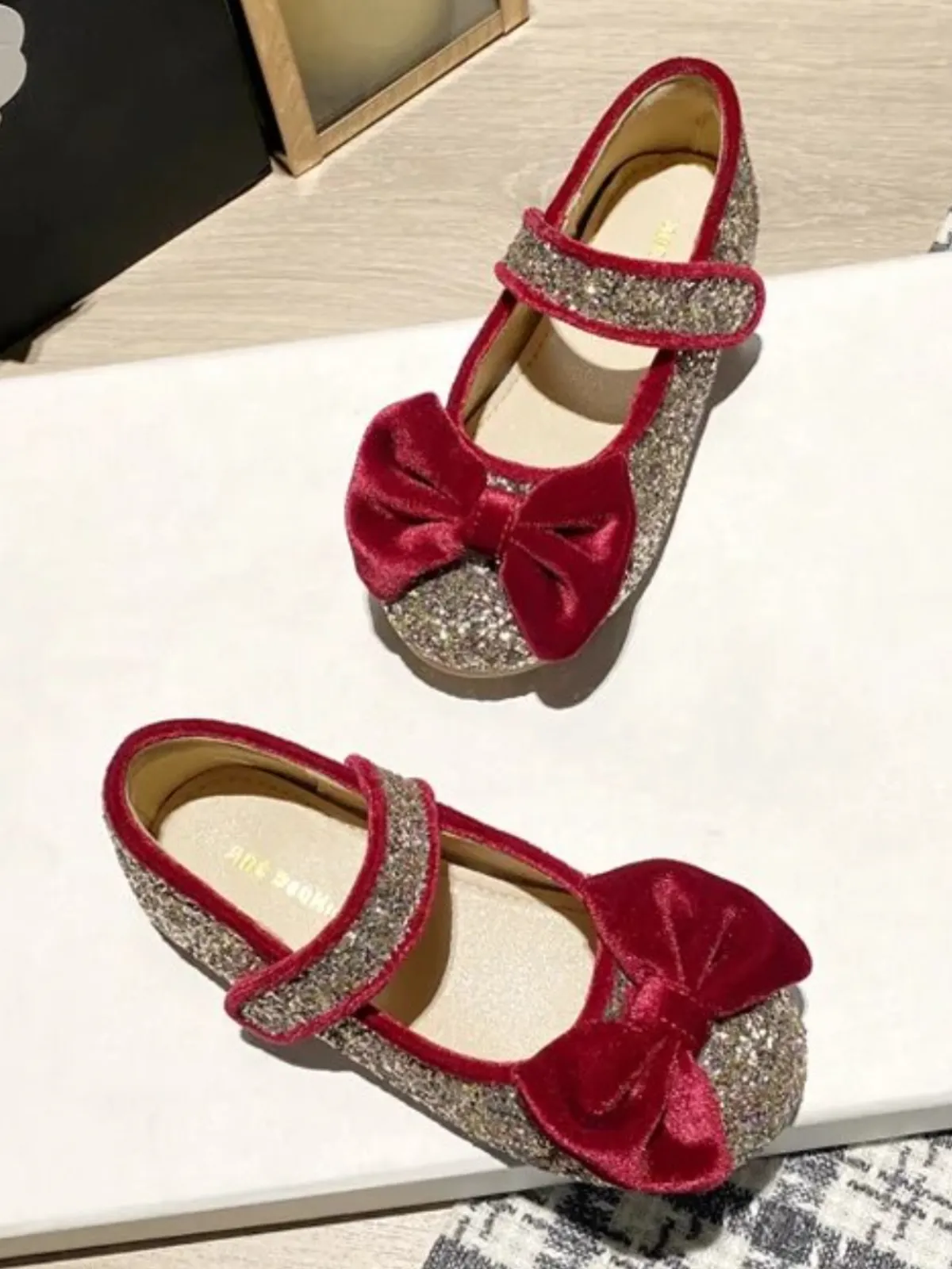 Sparkling Star Sequin Mary Jane Shoes By Liv and Mia