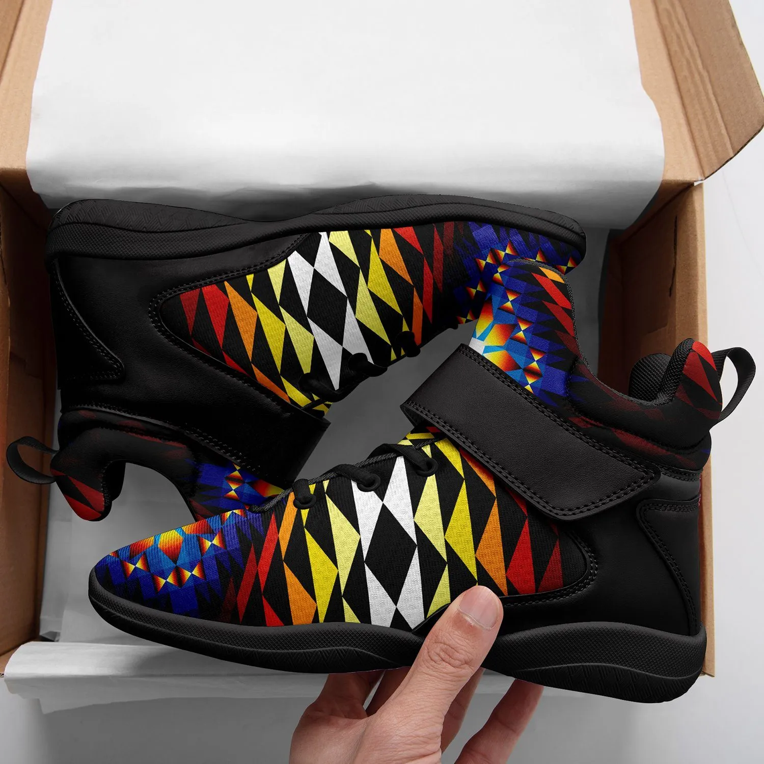 Sunset Blanket Ipottaa Basketball / Sport High Top Shoes