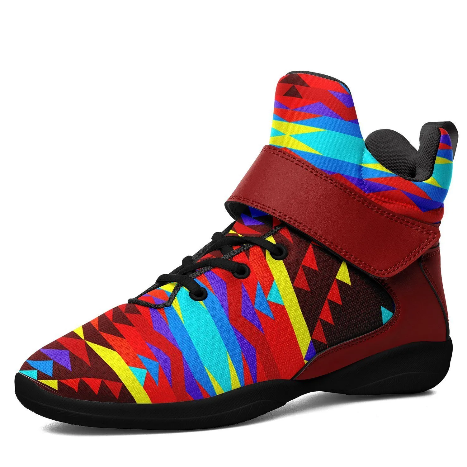 Visions of Lasting Peace Ipottaa Basketball / Sport High Top Shoes -Black Sole