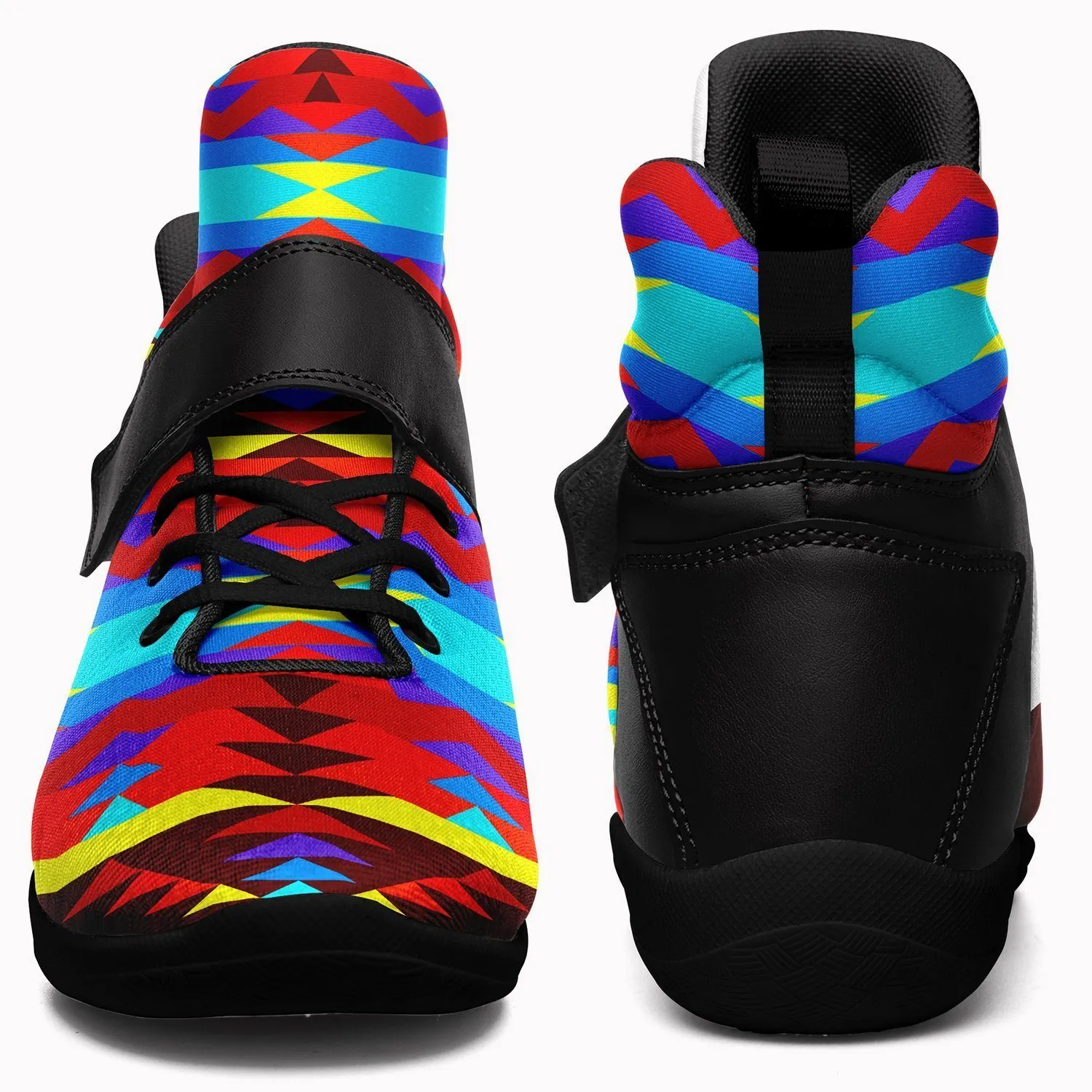 Visions of Lasting Peace Ipottaa Basketball / Sport High Top Shoes -Black Sole