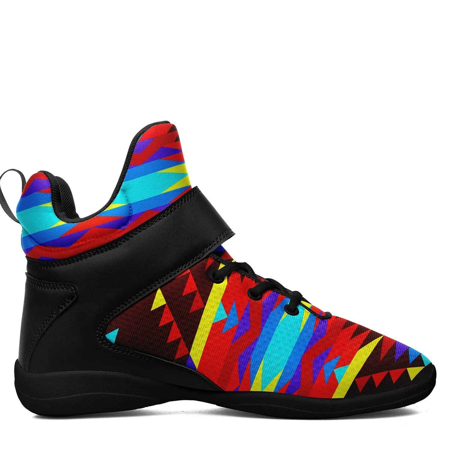 Visions of Lasting Peace Ipottaa Basketball / Sport High Top Shoes -Black Sole