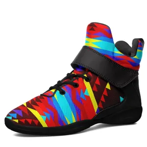 Visions of Lasting Peace Ipottaa Basketball / Sport High Top Shoes -Black Sole