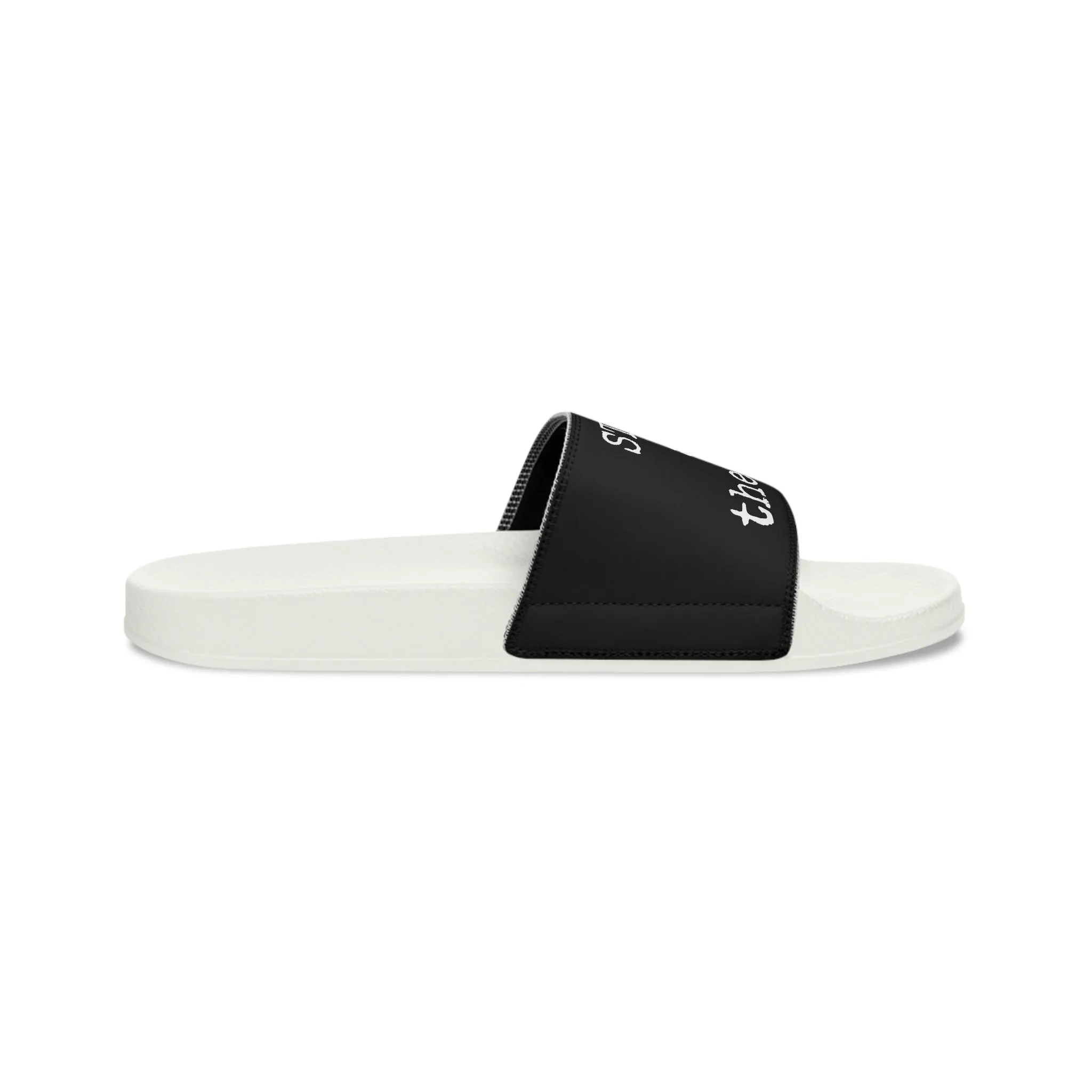 What Happens At The Lake - Black - Men's Slide Sandals