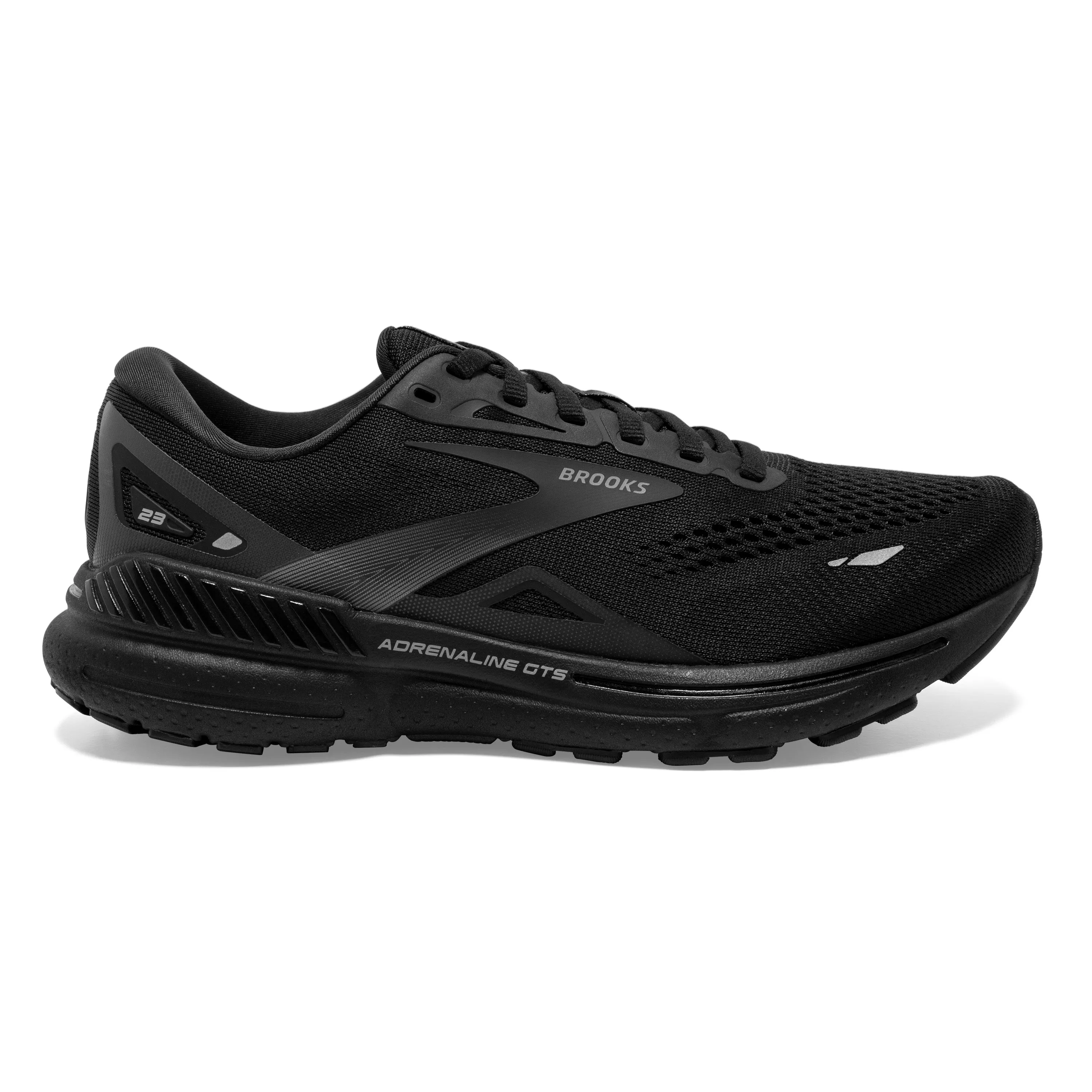 Women's Brooks Adrenaline GTS 23 1203811D020 Color: Black / Black / Ebony (WIDE WIDTH)