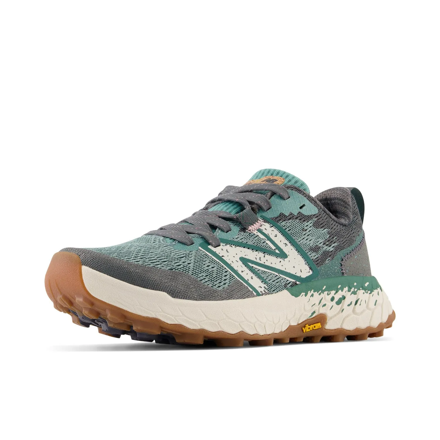 Women's New Balance Fresh Foam X Hierro v7 Color: Faded Teal with Graphite and Grey Matter