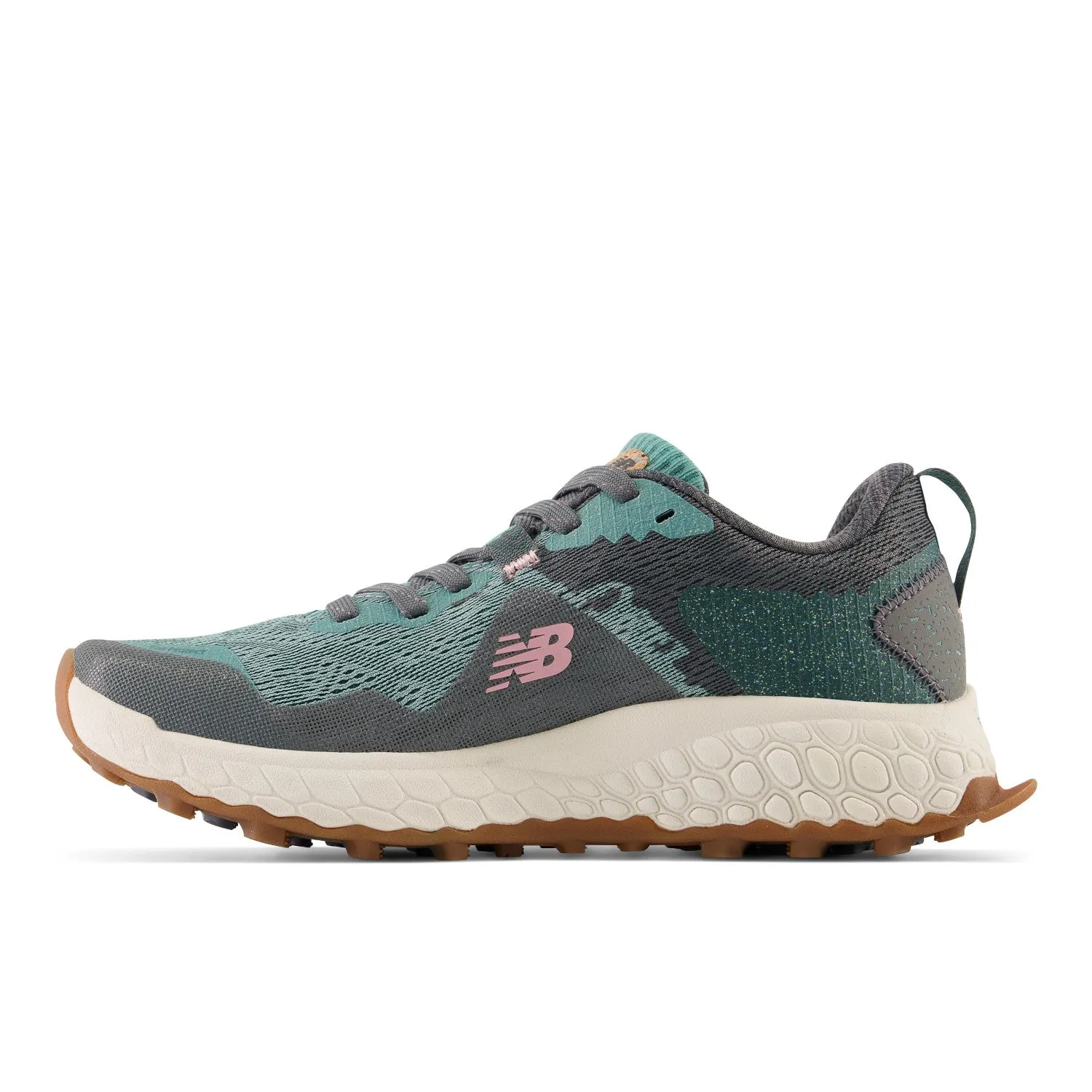 Women's New Balance Fresh Foam X Hierro v7 Color: Faded Teal with Graphite and Grey Matter