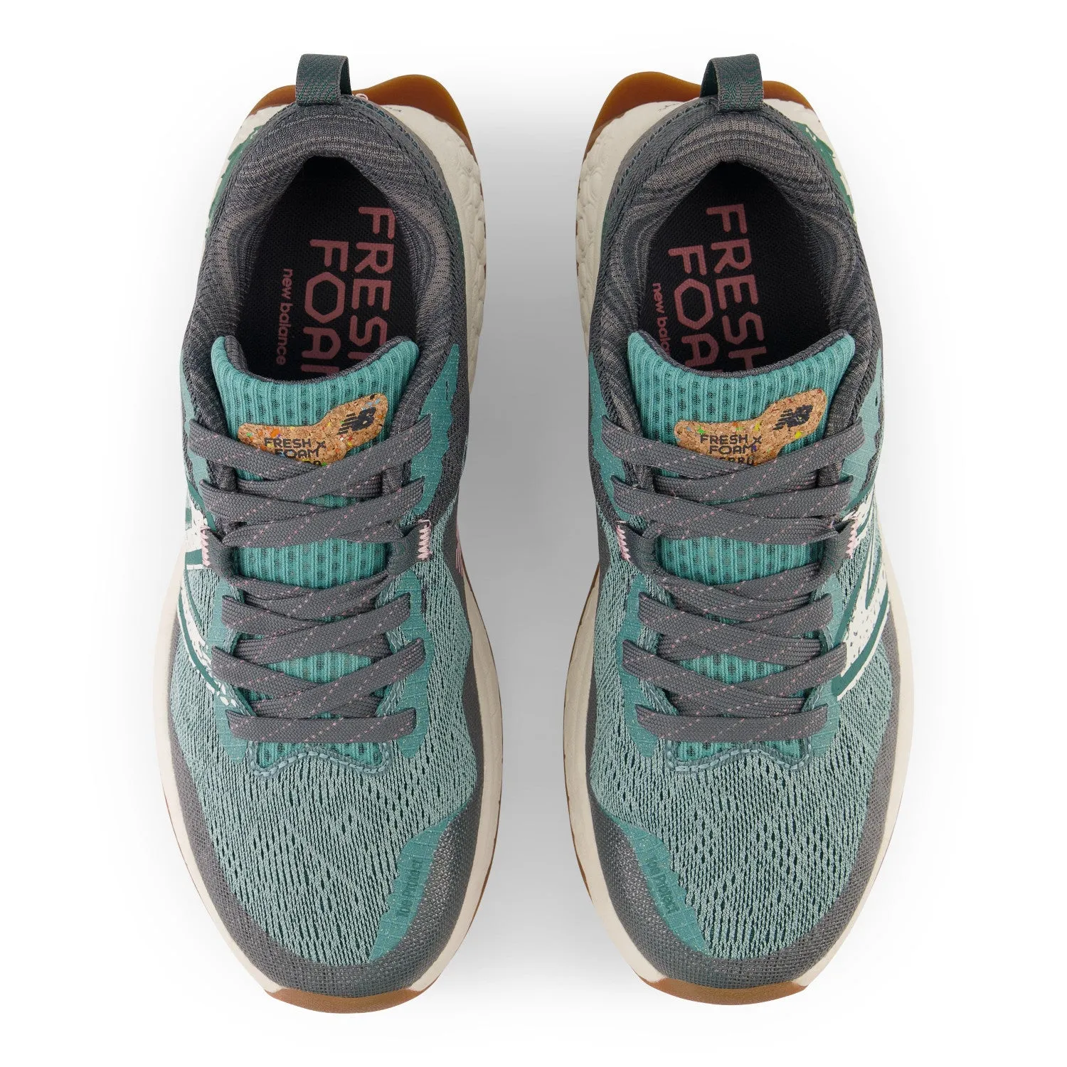 Women's New Balance Fresh Foam X Hierro v7 Color: Faded Teal with Graphite and Grey Matter