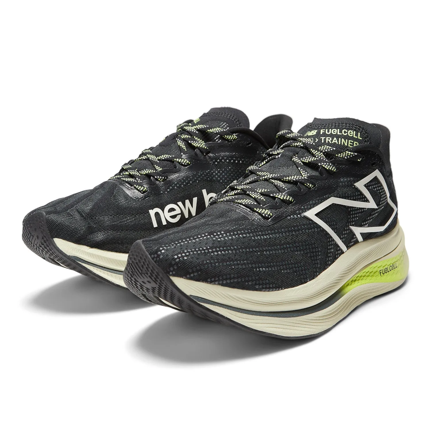 Women's New Balance FuelCell SuperComp Trainer v2 Color: Black with Thirty Watt