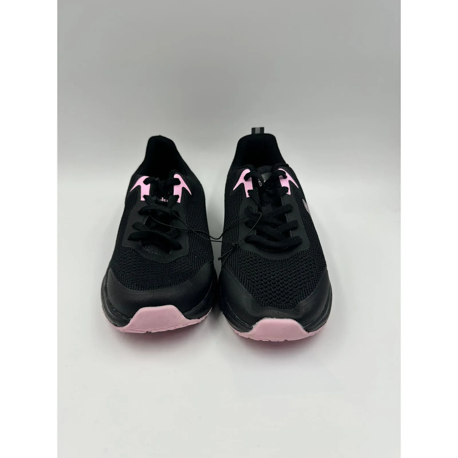 Women's Size 6, Black Running Sneaker with Purple Accents