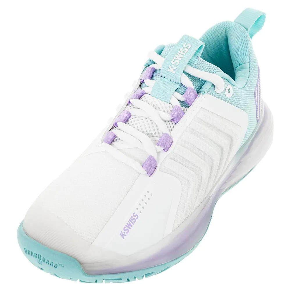 Women's Ultrashot 3 Tennis Shoes Brilliant White and Angel Blue