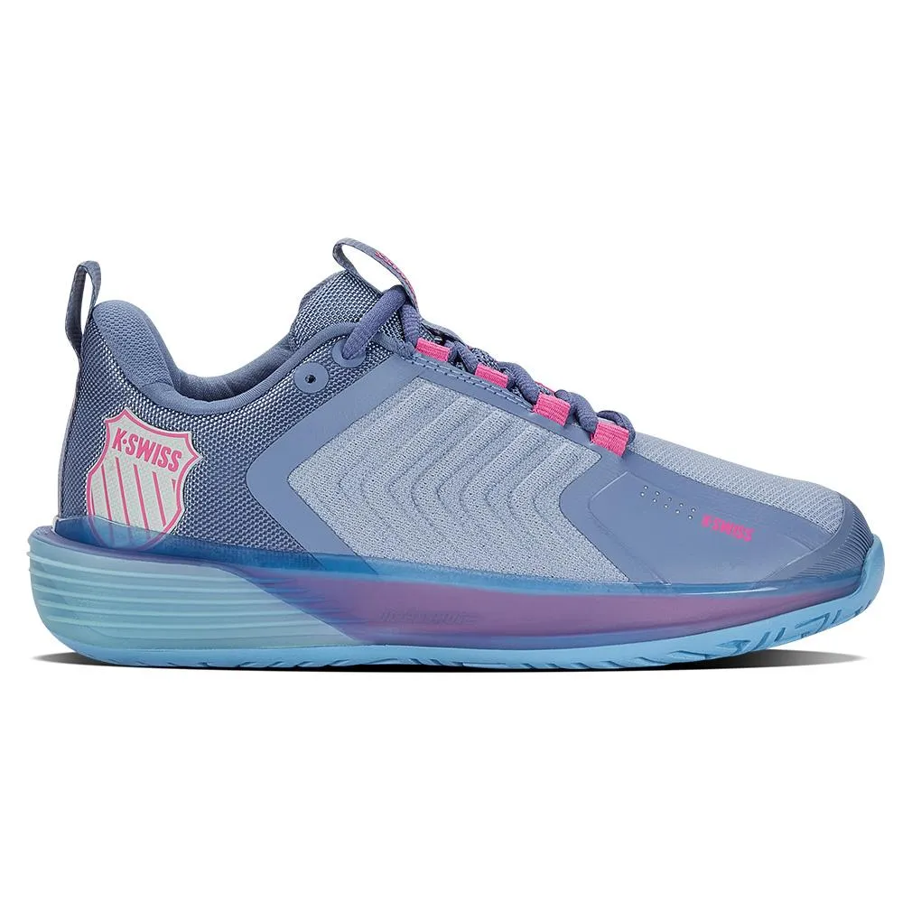 Women`s Ultrashot 3 Tennis Shoes Infinity and Blue Blizzard