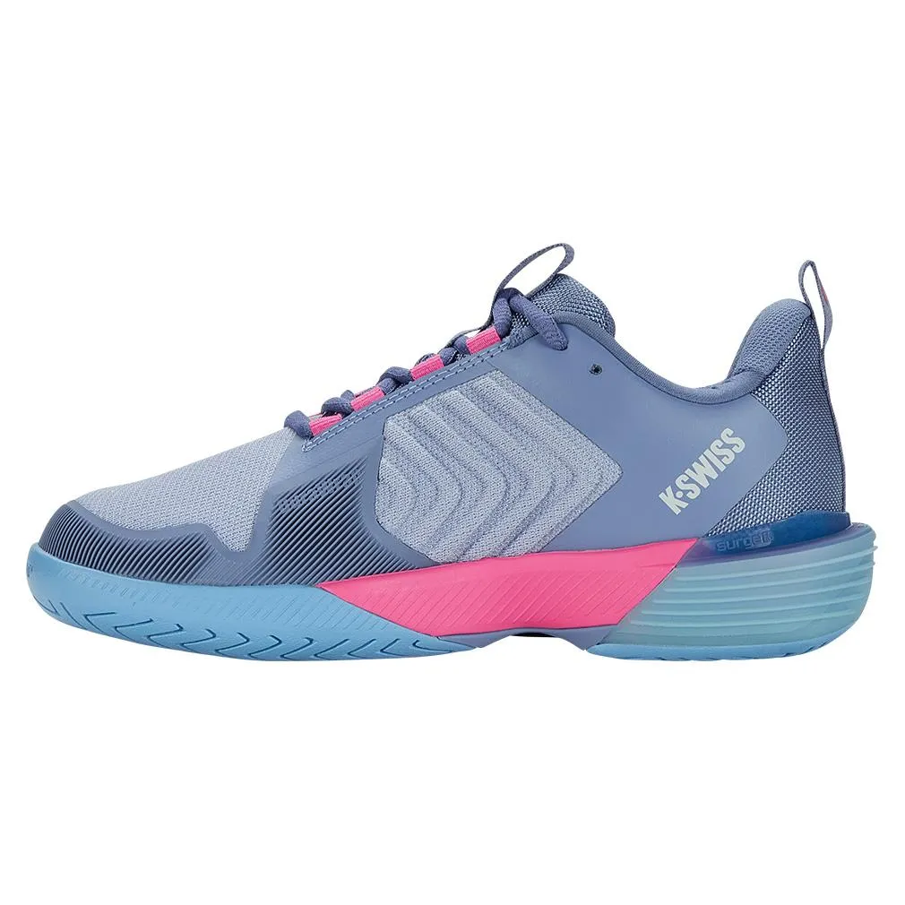 Women`s Ultrashot 3 Tennis Shoes Infinity and Blue Blizzard